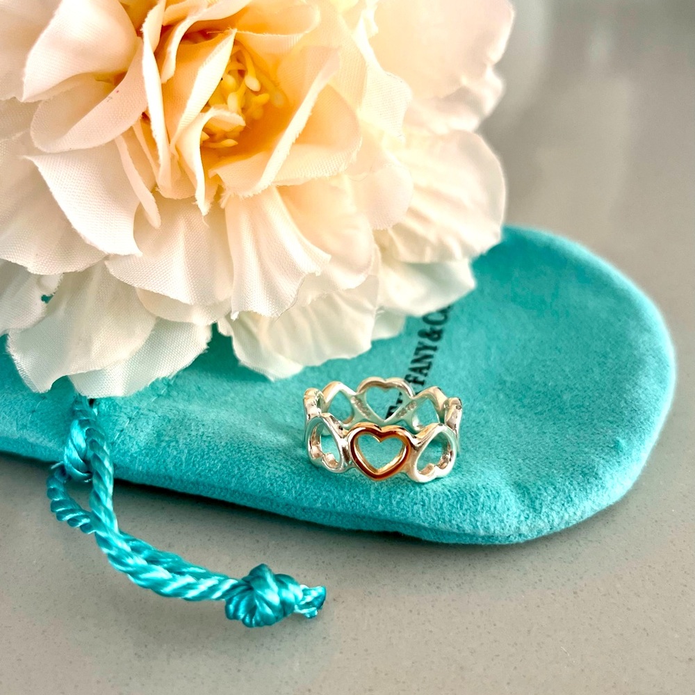 Tiffany and co. Hearts ring